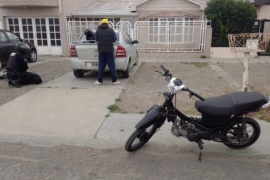 Secuestran una moto con número de motor adulterado