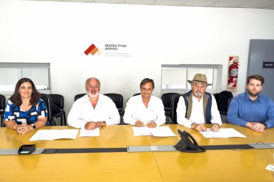 Othar firmó un convenio de cooperación productiva y de integración regional con Neuquén