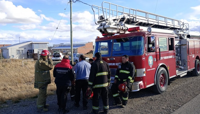 Principio de incendio en vivienda fue controlado por Bomberos. (CG)