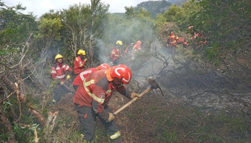 Continúan trabajando para controlar los incendios en la cordillera chubutense