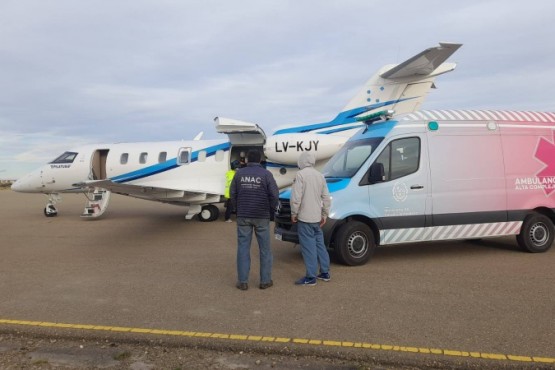 Puerto Santa Cruz base operativa de vuelos sanitarios