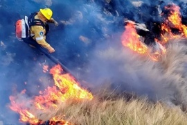 Un nuevo foco de incendio se originó en Puerto Madryn