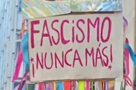 Alicia Kirchner se pronunció tras la marcha antifascista