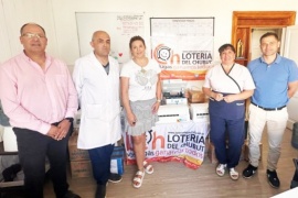 Lotería del Chubut entregó equipamiento al Hospital "Santa Teresita" de Rawson