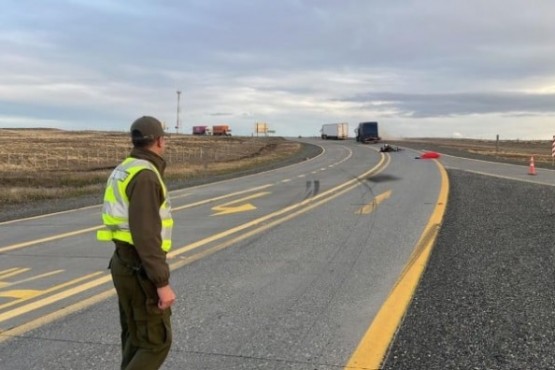 Motociclista muere tras ser impactado por camión en ruta internacional