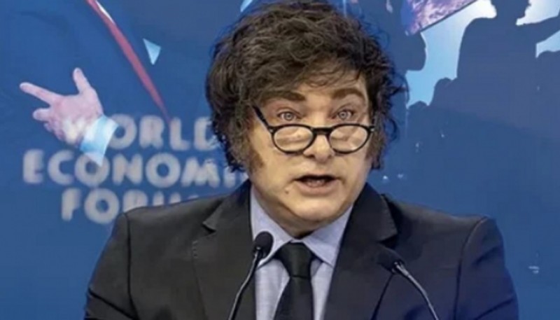 La imagen digital de Javier Milei cayó un 9% después de su discurso en Davos