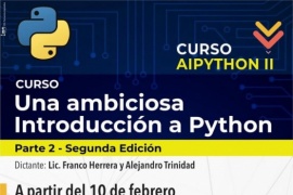 Se viene la segunda edición del curso AIPython II- Una ambiciosa Introducción a Python