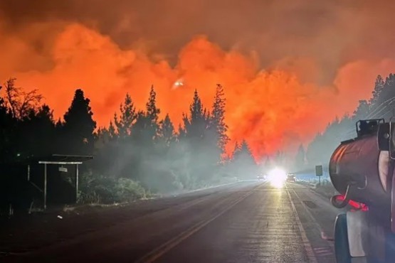 Incendios sin control en El Bolsón: 