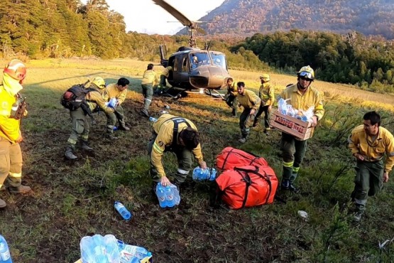 El Ejército Argentino en apoyo a la lucha contra los incendios en la Patagonia