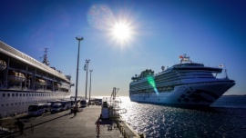 Puerto Madryn: arribó el crucero Sapphire Princess