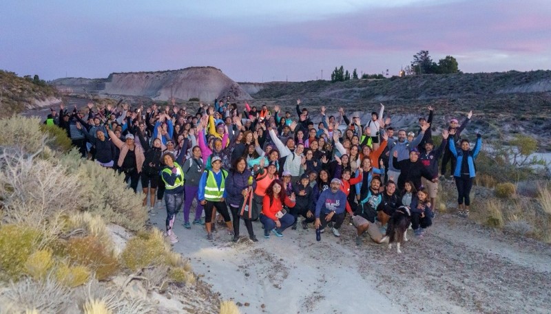 El Trekking de la Luna Llena Aniversario cumplió exitosamente su objetivo solidario 