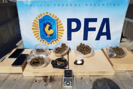 Federal secuestra gran cantidad de drogas en control vehicular