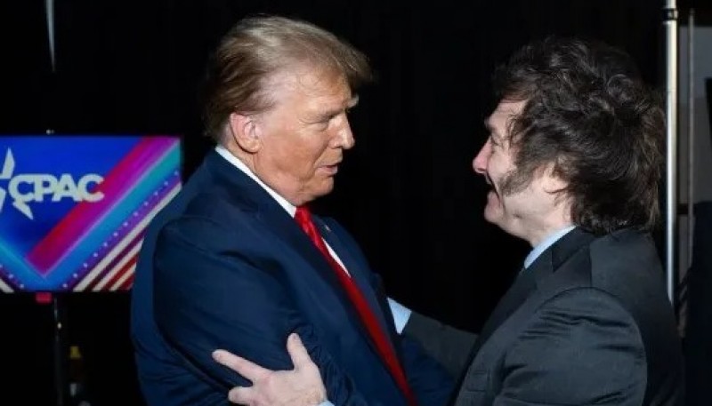 El posteo de Donald Trump a modo de respaldo a Javier Milei por el escándalo cripto