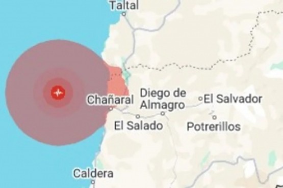 Sismo de magnitud 5,5 sacudió el norte de Chile