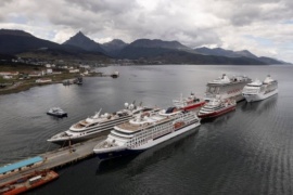 Ushuaia será puerto madre de un crucero de gran porte