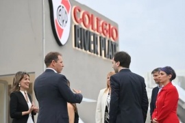 River inauguró el nuevo edificio del "colegio de los campeones del mundo"