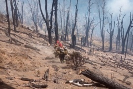 Provincia profundiza trabajos para controlar los incendios