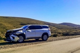 Herido tras impactar con un guanaco