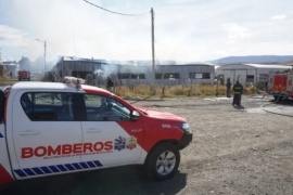 Se incenciaron los galpones productivos de la Municipalidad de 28 de Noviembre