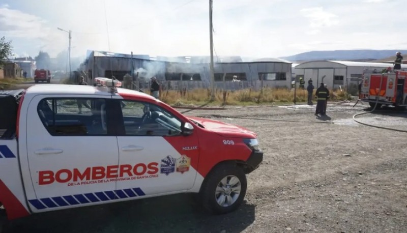 Se incenciaron los galpones productivos de la Municipalidad de 28 de Noviembre