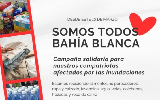 Multimedio Tiempo es centro de acopio para la campaña solidaria para Bahía Blanca