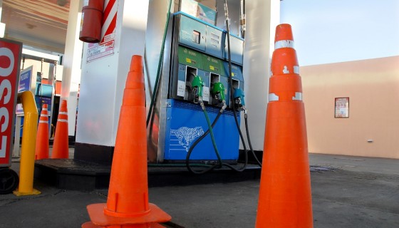 La escasez sólo alcanza, por ahora, a las estaciones de YPF. (Foto: H.C)