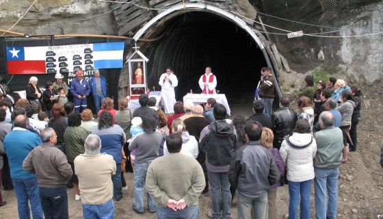 Santa Bárbara, patrona de los mineros. 