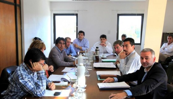 Reunión de bloque del FVS, ayer en Cámara de Diputados. (Foto: H. Córdoba).