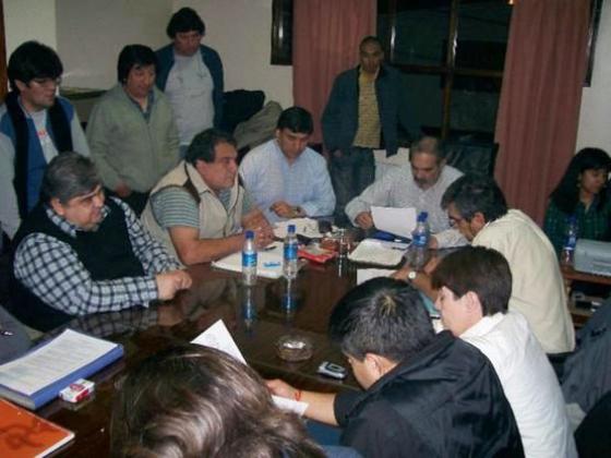 Dirigentes de la Federación durante un plenario. (Foto Archivo)