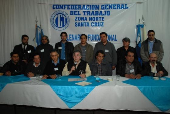 Referentes de la CGT zona sur de Santa Cruz. (Foto Archivo)