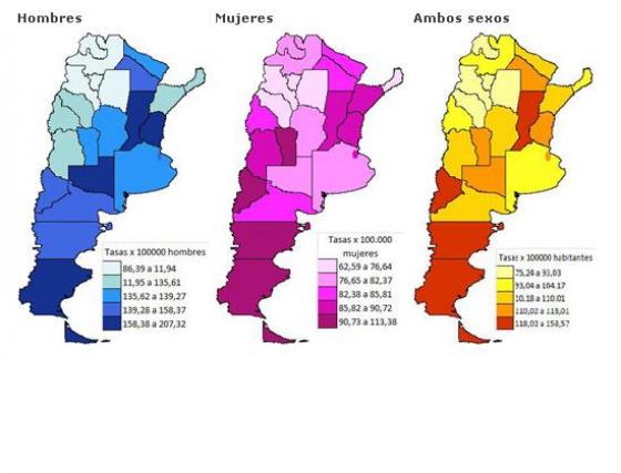 Santa Cruz, entre las provincias con mayor índice.