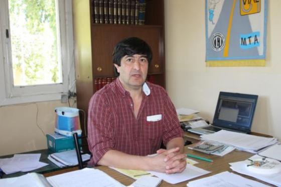 Leonardo García, secretario general del Sindicato Vial.