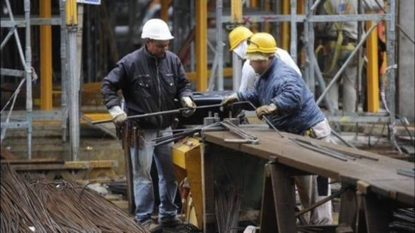 Menos actividad. La construcción perdió 61.000 puestos en un año.